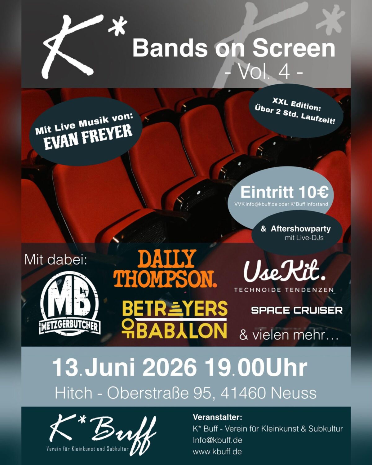 Bands on Screen Vol 4 Plakat